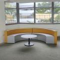 Singapore University of Technology & Design (SUTD) | Products Seen: [Laminated Table Top with ABS Edging with Cosson Table Base & Customising Booth Seat]